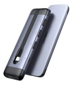 Hub 5 En 1 Usb C Ugreen Hdmi 4k 3x Usb 3.0 100 W Pd Carga_0