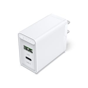 Cargador Dual 20W Carga Rápida Vention Usb A y C Compatible_0