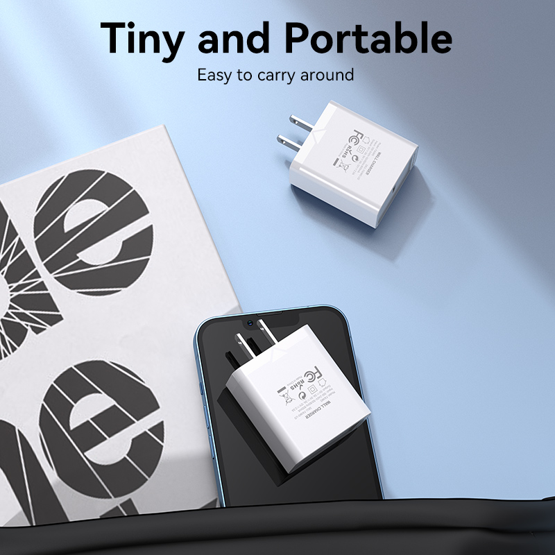 Cargador Carga Rápida 30W Vention USB C Para Iphone Samsung_6