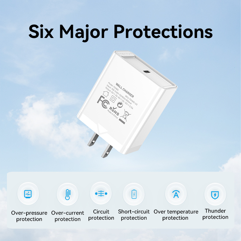 Cargador Carga Rápida 30W Vention USB C Para Iphone Samsung_7