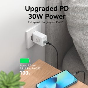 Cargador Carga Rápida 30W Vention USB C Para Iphone Samsung_2