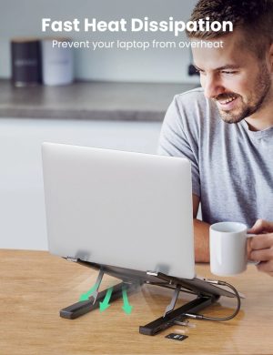 Base Ugreen Soporte Plegable Laptop 5 En 1 Usb-c Hdmi Sd/tf_5