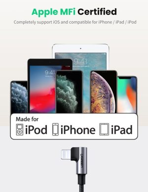 Ugreen Cable Carga Rápida Usb C A Lightning Angulo 90° 2m_4