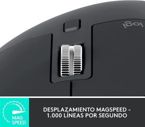 Mouse Ergonómico Logitech Mx Master 3s, Inalámbrico, 8000dpi_3