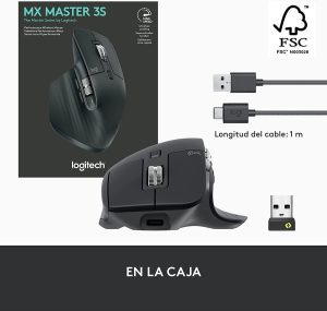 Mouse Ergonómico Logitech Mx Master 3s, Inalámbrico, 8000dpi_6