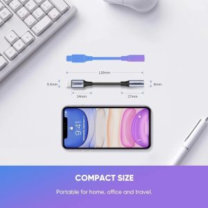 Cable Ugreen Lightning A Jack 3.5mm Aux M-f Trenzado 10cm_5