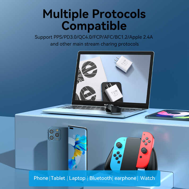 Cargador Carga Rápida 30W Vention USB C Para Iphone Samsung_5