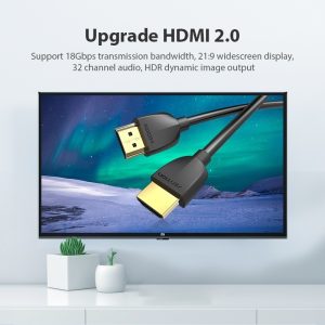 Cable Hdmi 2.0 Certificado Ultra Liviano 4k Hdr 1 Mt Vention_4