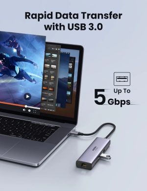 Hub 7 En 1 Usb C Ugreen Usb 3.0 Ethernet Hdmi 4k 100 W Sd/tf_5