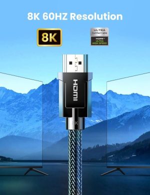 Cable Hdmi 2.1 Ugreen 8k 60hz Full Hd 4k 120hz Hdr Gaming 2m_1