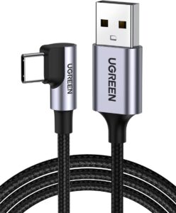 Cable Cargador Ugreen Usb C Angulo 90° 18 W 480 Mbps 1 M_0