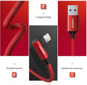 Cable Carga Rápida Ugreen Usb A Lightning Para iPhone En L_4