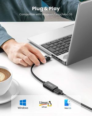 Cable Ugreen Displayport Macho A Hdmi Hembra 4k 60 Hz 25 Cm_5