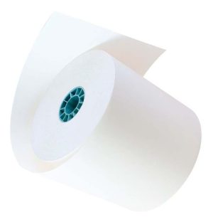 Caja 50 Piezas Papel Rollo Térmico 80x70 Mm Centro Panal_1