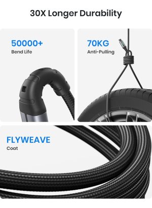 Cable Usb C 240w Turbo Carga Rápida Iniu 2m Para Mac Samsung_9