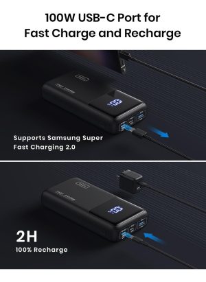 Power Bank 25000mah 100w Carga Rápida 3 En 1 Iniu Para Viaje_7